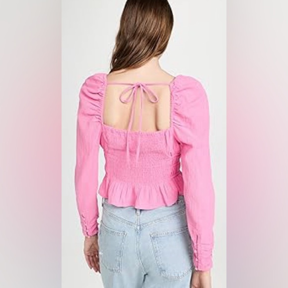 Free People Puff Sleeve Top